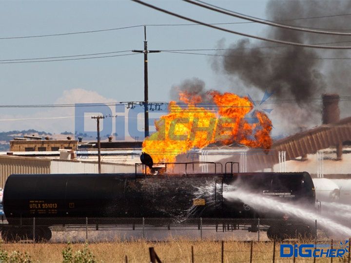 鐵路罐車爆燃