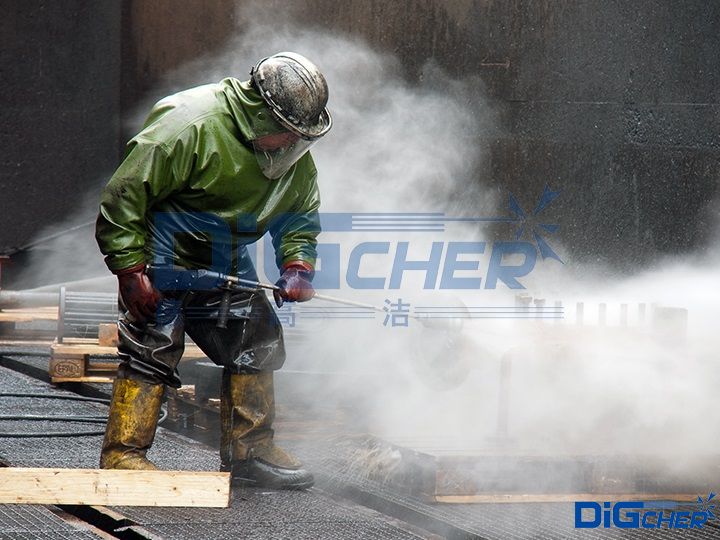 超高壓清洗機作業現場